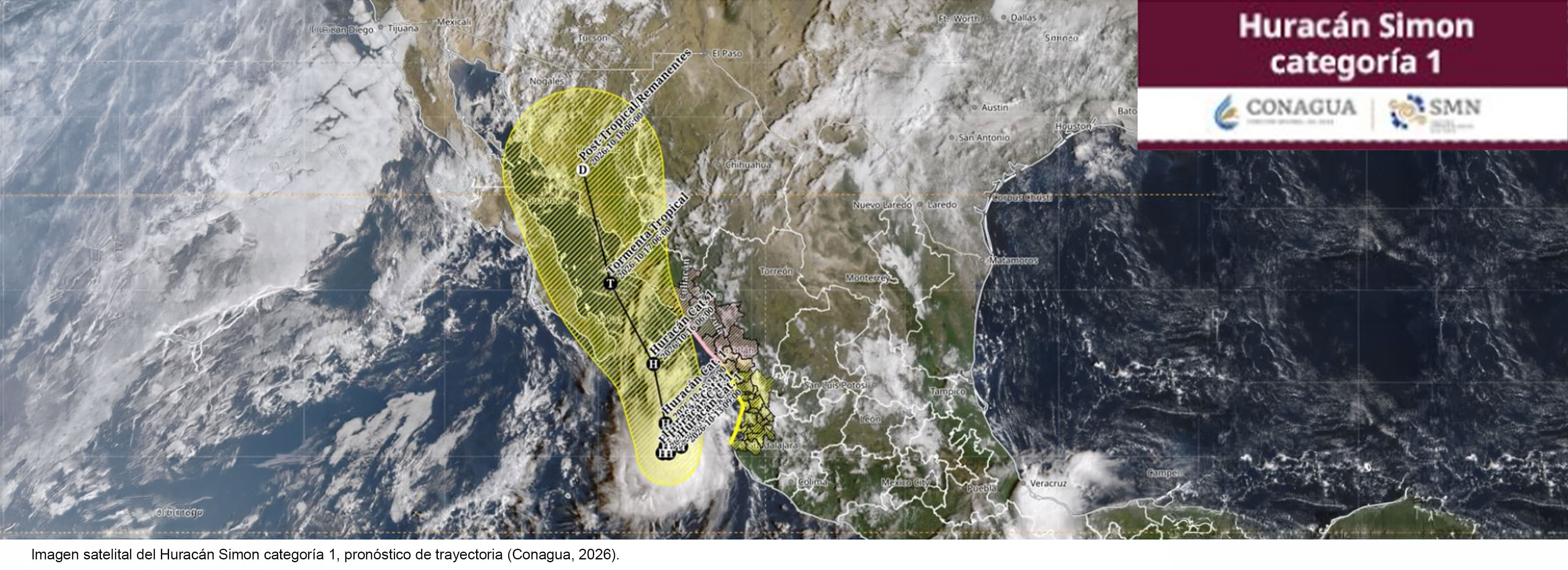 Boletín informativo: Alerta por Huracán Simon